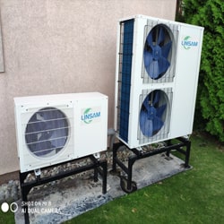 split heat pump water heater linsam