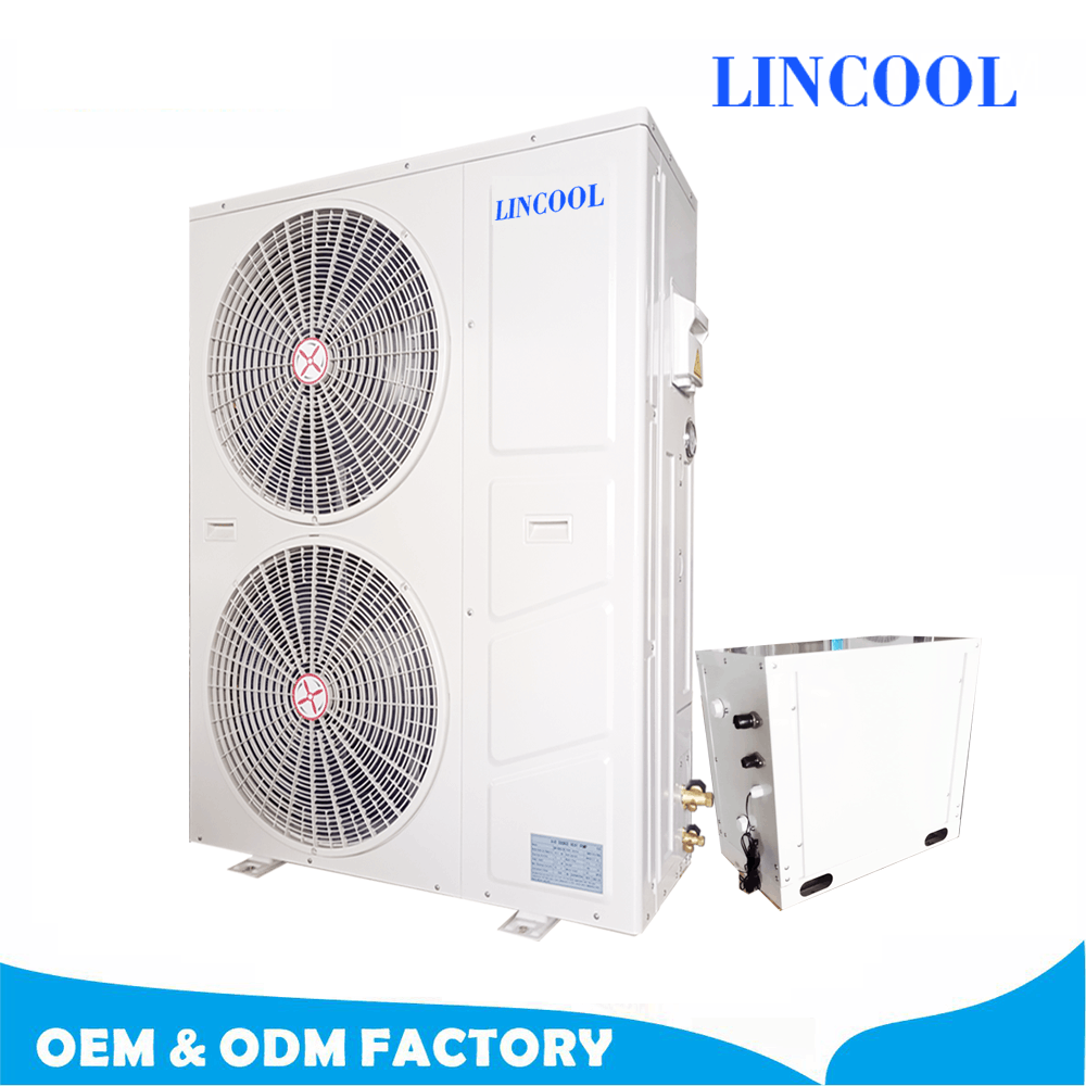 inverter evi split air water heat pump lincool